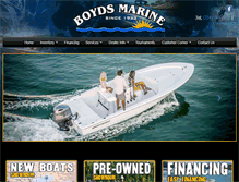 Tablet Screenshot of boydsmarine.com